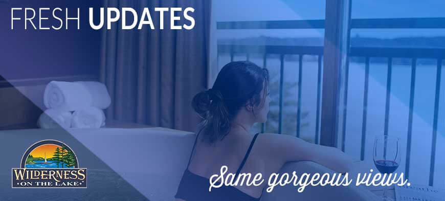 Fresh Updates at Wilderness on the lake, Same gorgeous views