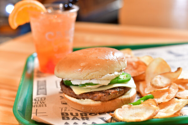 Popper Burger at The Burger Bar-